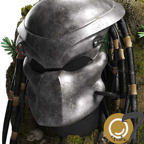 predator white background