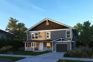 exterior golden hour