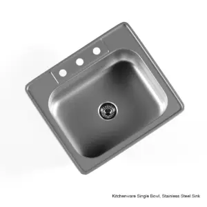 kitchenware single bowl stainless steel sink