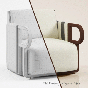 mid century hollywood chair