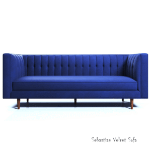 sebastian velvet sofa