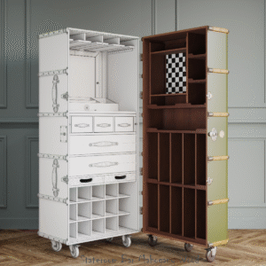 stateroom bar mahogany wood