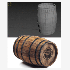 wooden barrel 1